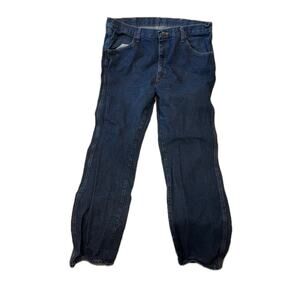 Rustler Blue Straight Leg Jeans Mens 38x34